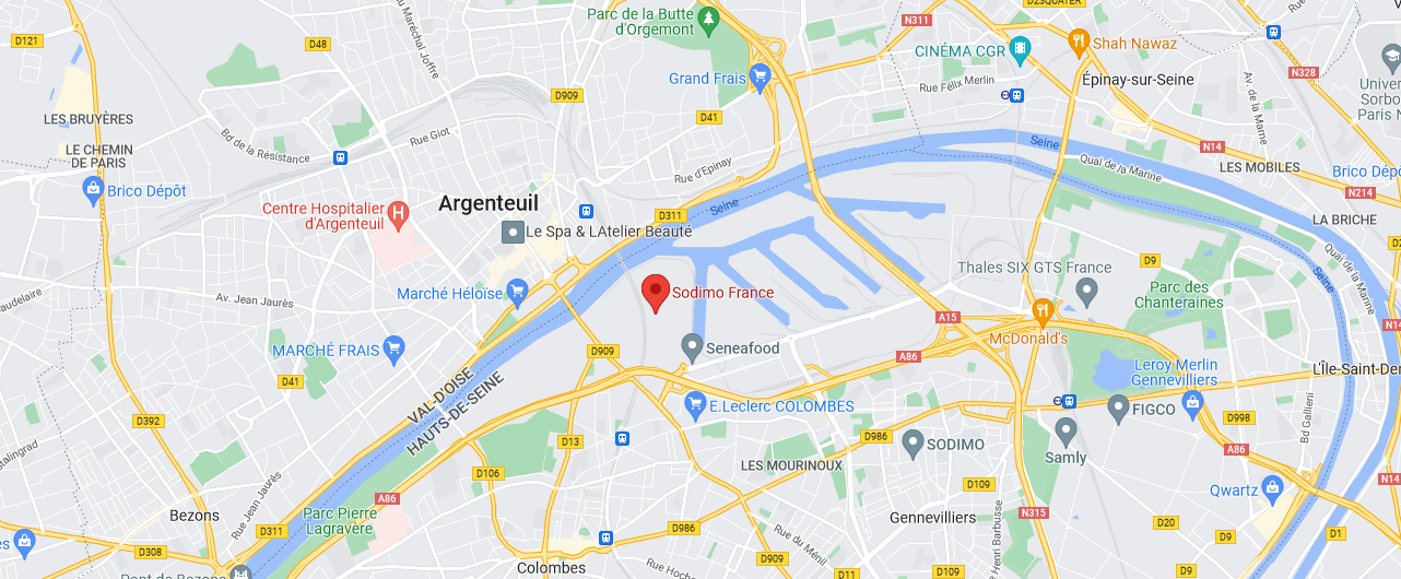 Sodimo Gennevilliers warehouse